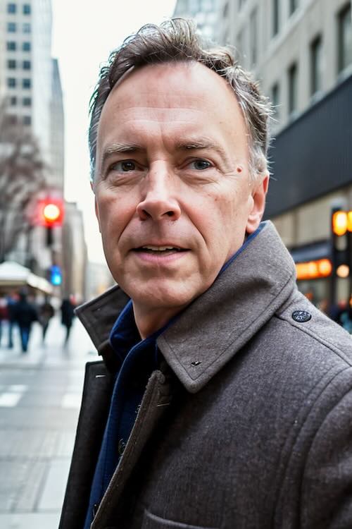 Brad Goodwin, the author of the political thriller, The Independent.